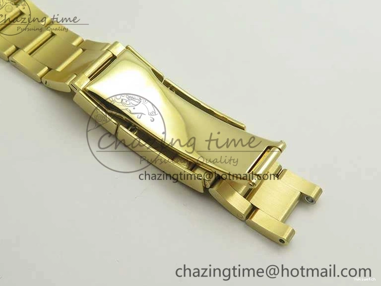 Plated YG 904L 1:1 116508 And SS Case Bracelet Green Clone Edition Dial Best Super A4130 ARF Daytona 0414